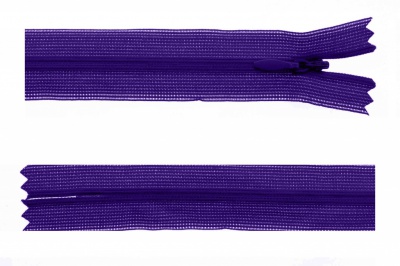 Молния потайная Т3 866, 20 см, капрон, цвет фиолетовый - купить в Альметьевске. Цена: 5.27 руб.