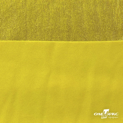 Трикотажное полотно голограмма, шир.140 см, #602 -жёлтый/жёлтый - купить в Альметьевске. Цена 385.88 руб.