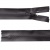 Молния водонепроницаемая PVC Т-7, 20 см, неразъемная, цвет (301)-т.серый - купить в Альметьевске. Цена: 21.56 руб.