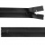Молния водонепроницаемая PVC Т-7, 18 см, неразъемная, цвет чёрный - купить в Альметьевске. Цена: 21.20 руб.