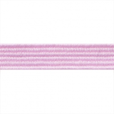 Резиновые нити с текстильным покрытием, шир. 6 мм ( упак.30 м/уп), цв.- 80-розовый - купить в Альметьевске. Цена: 155.22 руб.
