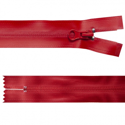 Молния водонепроницаемая PVC Т-7, 20 см, неразъемная, цвет (820)-красный - купить в Альметьевске. Цена: 21.56 руб.