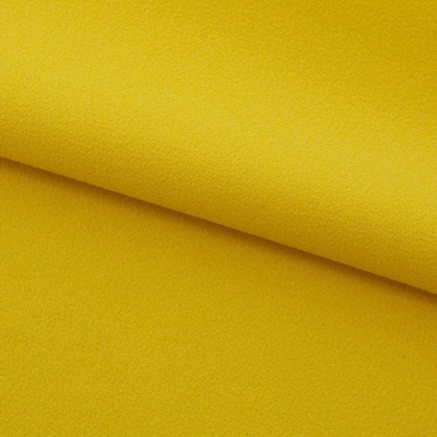 Креп стрейч Амузен 14-0756, 85 гр/м2, шир.150см, цвет жёлтый - купить в Альметьевске. Цена 196.05 руб.