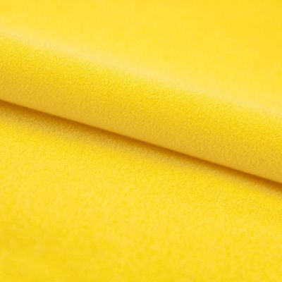 Креп стрейч Амузен 12-0752, 85 гр/м2, шир.150см, цвет жёлтый - купить в Альметьевске. Цена 194.07 руб.