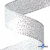 Лента металлизированная "ОмТекс", 25 мм/уп.22,8+/-0,5м, цв.- серебро - купить в Альметьевске. Цена: 97.62 руб.