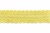 Тесьма кружевная 0621-1212А, шир. 45 мм/уп. 20+/-1 м, цвет 017-жёлтый - купить в Альметьевске. Цена: 1 033.32 руб.