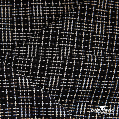 Ткань костюмная "Гарсия" 80% P, 18% R, 2% S, 335 г/м2, шир.150 см, Цвет черный - купить в Альметьевске. Цена 669.66 руб.