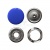 Кнопка рубашечная (закрытая) 9,5мм - эмаль, цв.168 - голубой - купить в Альметьевске. Цена: 4.82 руб.