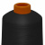 Нитки текстурированные кручёные, намот. 15 000 м, цвет чёрный - купить в Альметьевске. Цена: 239.66 руб.