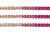 Пайетки "ОмТекс" на нитях, CREAM, 6 мм С / упак.73+/-1м, цв. 89 - розовый - купить в Альметьевске. Цена: 468.37 руб.