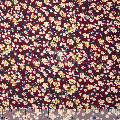 Плательная ткань "Софи" 5.1, 75 гр/м2, шир.150 см, принт растительный - купить в Альметьевске. Цена 243.96 руб.