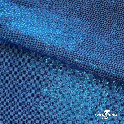 Трикотажное полотно голограмма, шир.140 см, #602 -голубой/голубой - купить в Альметьевске. Цена 385.88 руб.