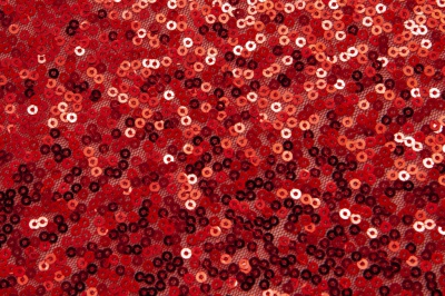 Сетка с пайетками №18, 188 гр/м2, шир.130см, цвет красный - купить в Альметьевске. Цена 371 руб.