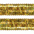 Тесьма с пайетками D16, шир. 20 мм/уп. 25+/-1 м, цвет золото - купить в Альметьевске. Цена: 786.13 руб.