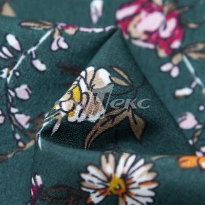 Плательная ткань "Фламенко" 6.1, 80 гр/м2, шир.150 см, принт растительный - купить в Альметьевске. Цена 241.49 руб.