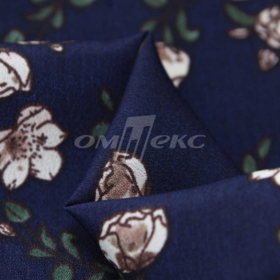 Плательная ткань "Фламенко" 3.2, 80 гр/м2, шир.150 см, принт растительный - купить в Альметьевске. Цена 239.03 руб.
