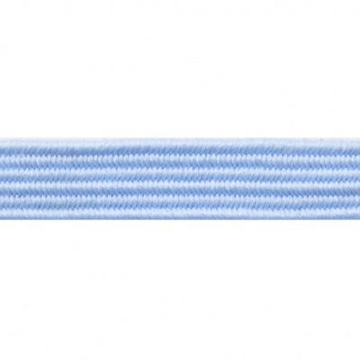 Резиновые нити с текстильным покрытием, шир. 6 мм ( упак.30 м/уп), цв.- 108-голубой - купить в Альметьевске. Цена: 155.22 руб.