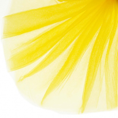 Фатин блестящий 16-70, 12 гр/м2, шир.300см, цвет жёлтый - купить в Альметьевске. Цена 109.72 руб.